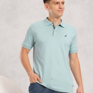 Polo Collar Pure Cotton T-shirt